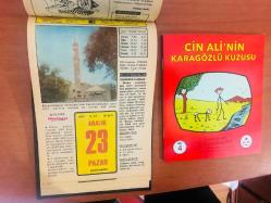 23 Aralık 1979 hediyelik orijinal Hürriyet takvim yaprağı (Cin Ali kitabı hediyeli:)