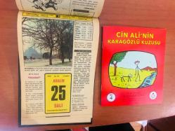 25 Aralık 1979 hediyelik orijinal Hürriyet takvim yaprağı (Cin Ali kitabı hediyeli:)