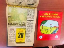 28 Aralık 1979 hediyelik orijinal Hürriyet takvim yaprağı (Cin Ali kitabı hediyeli:)
