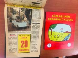 29 Aralık 1979 hediyelik orijinal Hürriyet takvim yaprağı (Cin Ali kitabı hediyeli:)
