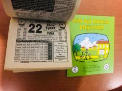 22 Şubat 2002 hediyelik orijinal Türkiye gazetesi takvim yaprağı (Cin Ali kitabı hediyeli:)