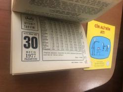 30 Mayıs 1977 hediyelik orijinal Diyanet takvim yaprağı (Cin Ali kitabı hediyeli:)