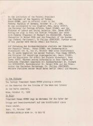 KENAN EVREN ALMANYA ZİYARETİ BÜYÜK BOY FOTOĞRAF...