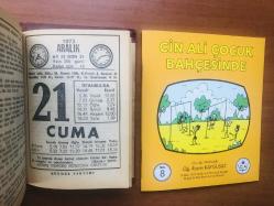 21 Aralık 1973 hediyelik orijinal Sönmez takvim yaprağı (Cin Ali kitabı hediyeli:)
