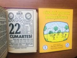 22 Aralık 1973 hediyelik orijinal Sönmez takvim yaprağı (Cin Ali kitabı hediyeli:)