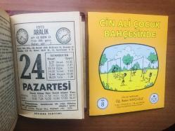 24 Aralık 1973 hediyelik orijinal Sönmez takvim yaprağı (Cin Ali kitabı hediyeli:)
