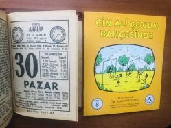 30 Aralık 1973 hediyelik orijinal Sönmez takvim yaprağı (Cin Ali kitabı hediyeli:)