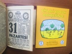 31 Aralık 1973 hediyelik orijinal Sönmez takvim yaprağı (Cin Ali kitabı hediyeli:)