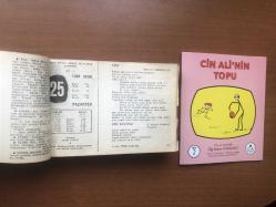 25 Ocak 1960 hediyelik orijinal Ajans Türk takvim yaprağı (Cin Ali kitabı hediyeli:)