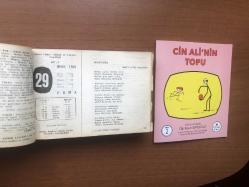 29 Ocak 1960 hediyelik orijinal Ajans Türk takvim yaprağı (Cin Ali kitabı hediyeli:)