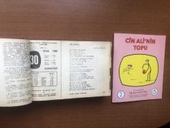 30 Ocak 1960 hediyelik orijinal Ajans Türk takvim yaprağı (Cin Ali kitabı hediyeli:)