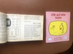 26 Şubat 1960 hediyelik orijinal Ajans Türk takvim yaprağı (Cin Ali kitabı hediyeli:)