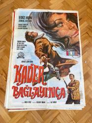 Efemera - KADER BAĞLAYINCA | Ediz Hun, Zuhal Aktan, Ahmet Mekin, Aliye Rona, Kadir Savun | Yeşilçam Orijinal Çizim Film Afişi - kitantik - kitaLog