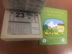 23 Temmuz 2002 hediyelik orijinal Türkiye gazetesi takvim yaprağı (Cin Ali kitabı hediyeli:)