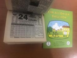 24 Temmuz 2002 hediyelik orijinal Türkiye gazetesi takvim yaprağı (Cin Ali kitabı hediyeli:)