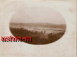ESKİ İSTANBUL BOĞAZI VE SAVAŞ GEMİLERİ ESKİ OVAL FOTOĞRAF...