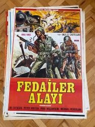 Efemera - FEDAİLER ALAYI - THE INGLORIOUS BASTARDS 1978 Orijinal Çizim Film Afişi | Bo Svenson, Peter Hooten, Fred Williamson | Enzo G. Castellari - kitantik - kitaLog