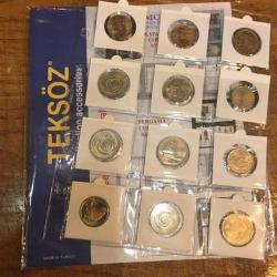 TEKSÖZ,MC12,MADENİ PARA SAYFASI, KAPAMA SAYFASI, 10 ADET