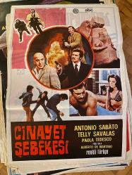 CİNAYET ŞEBEKESİ FİLMİNİN AFİŞİ - ANTONIO SABATO, TELLY SAVALAS