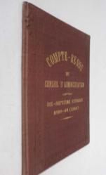 Compte Rendu Du Conseil D'Administration 1898-99 - Administration de la Dette Publique Ottomane - Düyun-u Umumiye İdaresi Yönetim Kurulu Kararları