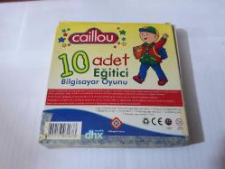 CAİLLOU 10 ADET EĞİTİCİ BİLGİSAYAR OYUNU - CD