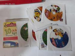 CAİLLOU 10 ADET EĞİTİCİ BİLGİSAYAR OYUNU - CD