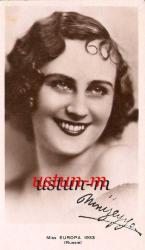 LION ÇİKOLATA 1933 MISS EUROPA (RUSSIE)...