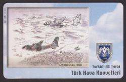 C.200 TÜRK HAVA KUVVETLERİ 16.SERİ CN-235 CASA 1992 50 KONTÖR