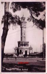 İZMİR KONAK MEYDANI'NDAKİ SAAT KULESİ FOTOKARTI...