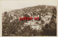KARADENİZ EREĞLİSİ GENİŞ GÖRÜNÜM ESKİ FOTOKART...