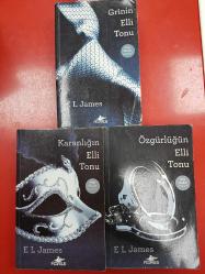 ELLİ TON ÜÇLEMESİ 1- GRİNİN ELLİ TONU 2-KARANLIĞIN ELLİ TONU 3-ÖZGÜRLÜĞÜN ELLİ TONU ÜÇ KİTAP TAKIM (İLK BASKI)