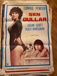 ŞEN DULLAR FİLMİNİN AFİŞİ - EDWIGE FENECH