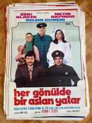 Efemera - Her Gönülde Bir Aslan Yatar Film Afişi Zeki Alasya, Metin Akpınar, Selma Güneri - kitantik - kitaLog