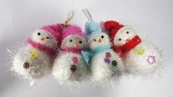 Antika - Kardan Adam Yılbaşı Ağacı Süsleri 8 cm 5 li Karışık Paket - kitantik - kitaLog