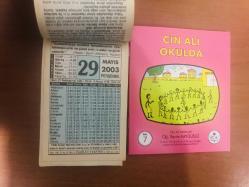 29 Mayıs  2003 hediyelik orijinal Fazilet takvim yaprağı (Cin Ali kitabı hediyeli:)