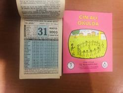 31 Mayıs  2003 hediyelik orijinal Fazilet takvim yaprağı (Cin Ali kitabı hediyeli:)