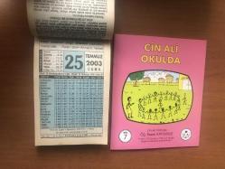 25 Temmuz 2003 hediyelik orijinal Fazilet takvim yaprağı (Cin Ali kitabı hediyeli:)