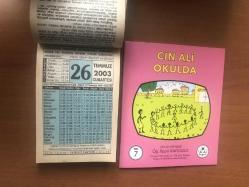 26 Temmuz 2003 hediyelik orijinal Fazilet takvim yaprağı (Cin Ali kitabı hediyeli:)