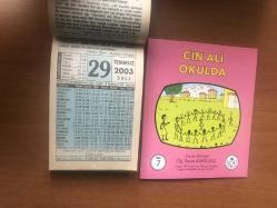29 Temmuz 2003 hediyelik orijinal Fazilet takvim yaprağı (Cin Ali kitabı hediyeli:)