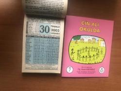 30 Temmuz 2003 hediyelik orijinal Fazilet takvim yaprağı (Cin Ali kitabı hediyeli:)