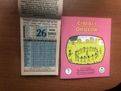 26 Ekim 2003 hediyelik orijinal Fazilet takvim yaprağı (Cin Ali kitabı hediyeli:)