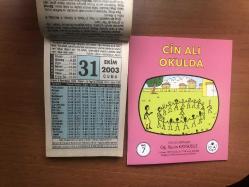 31 Ekim 2003 hediyelik orijinal Fazilet takvim yaprağı (Cin Ali kitabı hediyeli:)