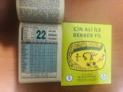 22 Ocak 2004 hediyelik orijinal Fazilet takvim yaprağı (Cin Ali kitabı hediyeli:)