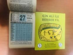 27 Ocak 2004 hediyelik orijinal Fazilet takvim yaprağı (Cin Ali kitabı hediyeli:)