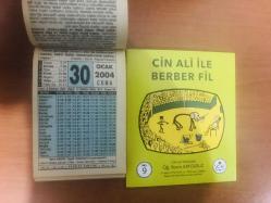 30 Ocak 2004 hediyelik orijinal Fazilet takvim yaprağı (Cin Ali kitabı hediyeli:)