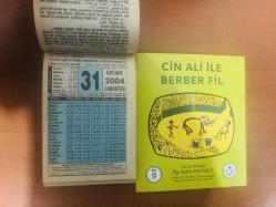 31 Ocak 2004 hediyelik orijinal Fazilet takvim yaprağı (Cin Ali kitabı hediyeli:)