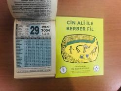 29 Şubat 2004 hediyelik orijinal Fazilet takvim yaprağı (Cin Ali kitabı hediyeli:)