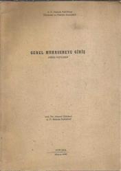 GENEL MUHABEYE GİRİŞ (DERS NOTLARI)