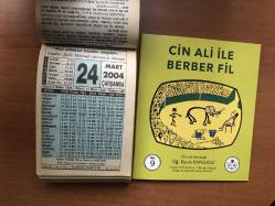 24 Mart 2004 hediyelik orijinal Fazilet takvim yaprağı (Cin Ali kitabı hediyeli:)
