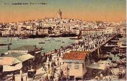 GALATA KÖPRÜSÜ AHŞAP HALİNİN KARTPOSTALI...